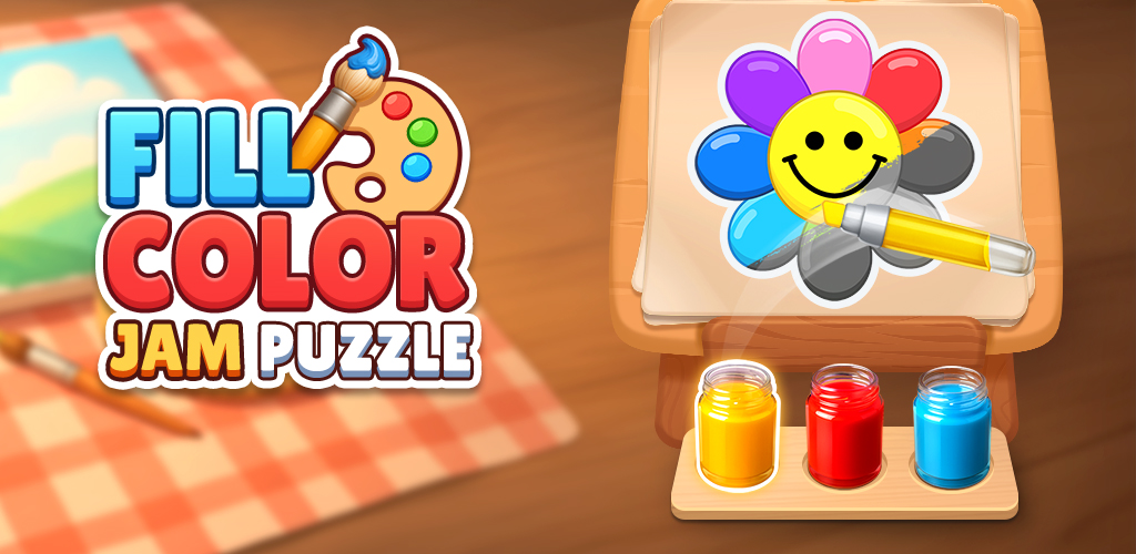 Fill Color Jam Puzzle